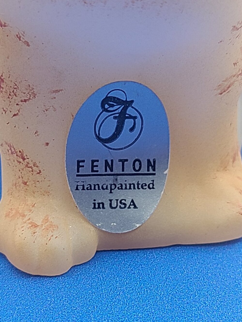 2002 Fenton Natural Orange Tabby Sitting Cat Carolyn's Collectables LIMITED - Picture 9 of 10